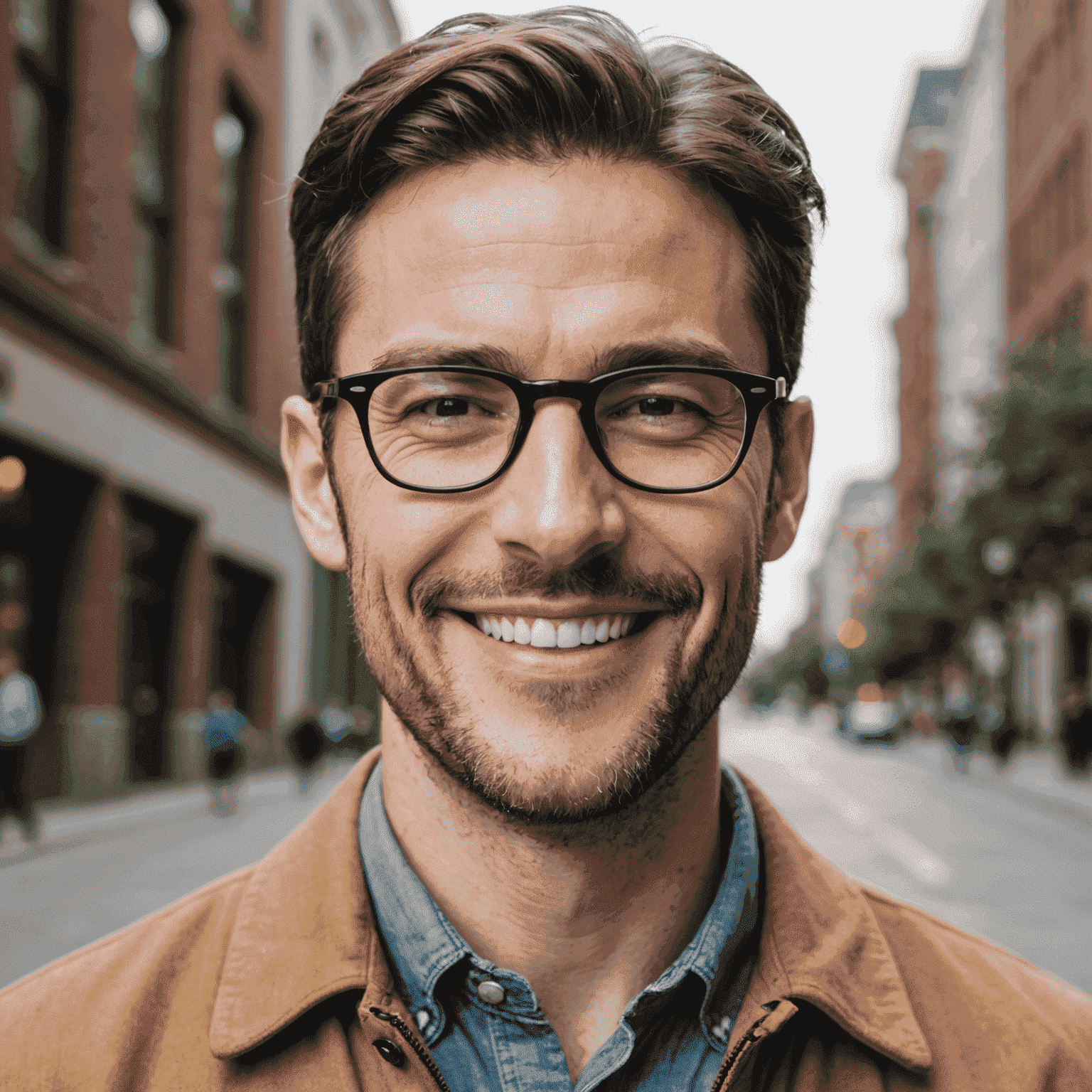 Portrait of the blog author, a professional-looking man in his 30s wearing glasses and smiling at the camera